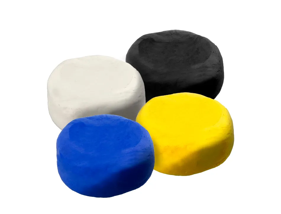 Pate a modeler imaginovo sechage a l'air set coloris assortis avec instructions elephant
