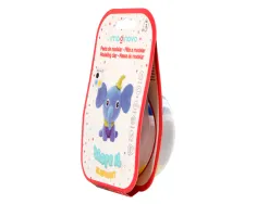 Pate a modeler imaginovo sechage a l'air set coloris assortis avec instructions elephant