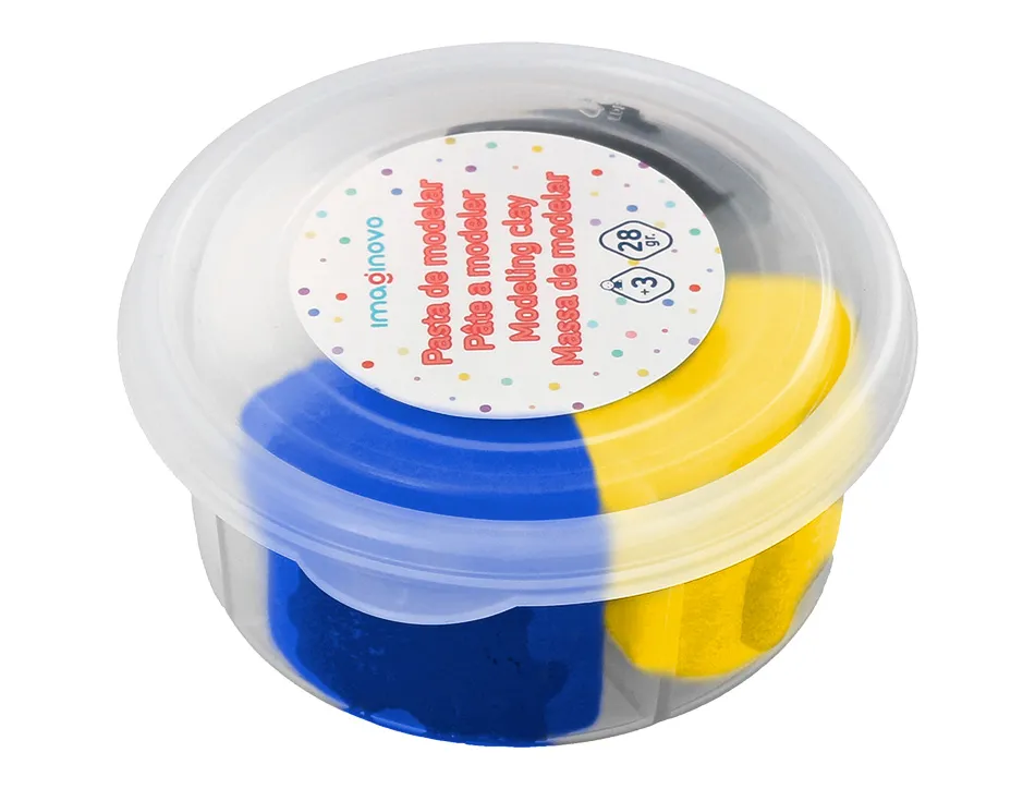 Pate a modeler imaginovo sechage a l'air set coloris assortis avec instructions elephant