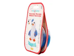 Pate a modeler imaginovo sechage a l'air set coloris assortis avec instructions pingouin
