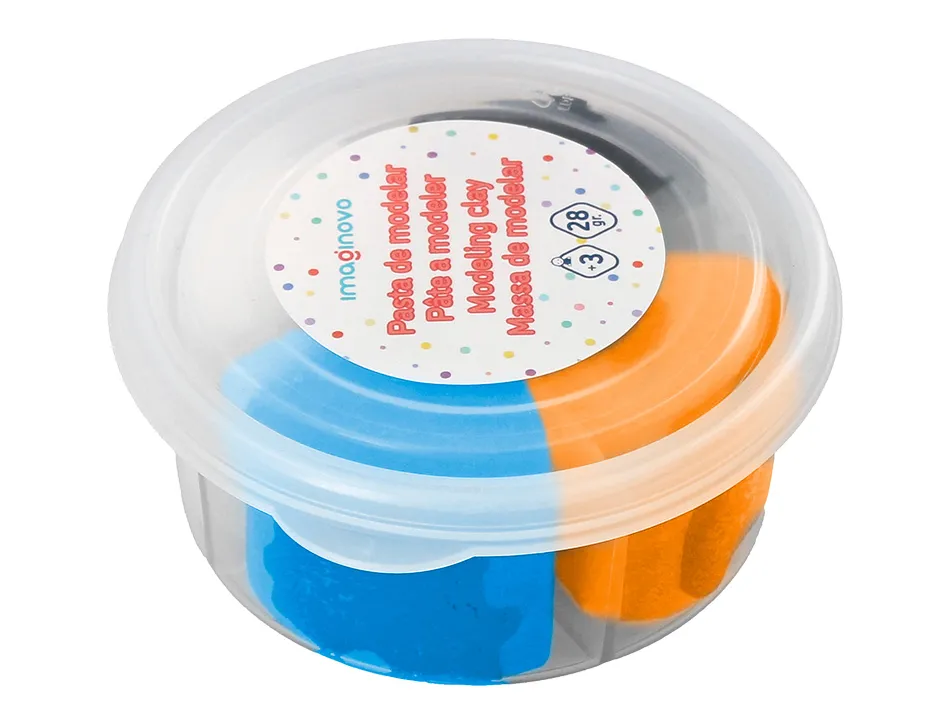 Pate a modeler imaginovo sechage a l'air set coloris assortis avec instructions pingouin
