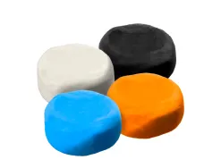 Pate a modeler imaginovo sechage a l'air set coloris assortis avec instructions pingouin