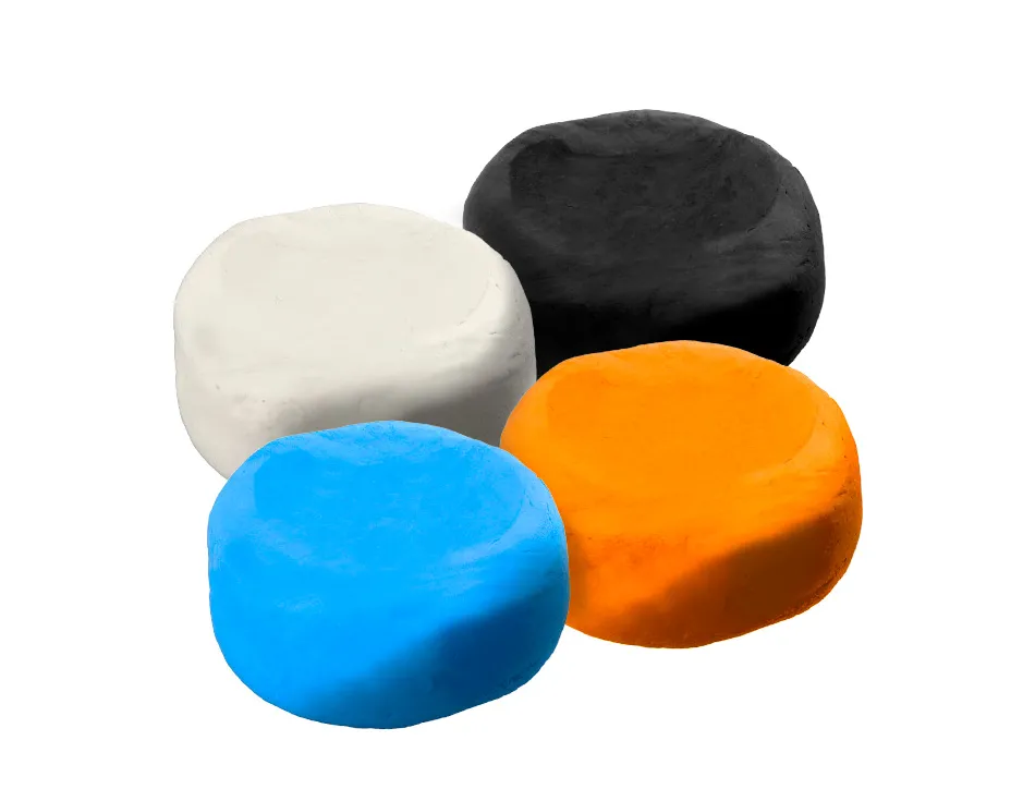 Pate a modeler imaginovo sechage a l'air set coloris assortis avec instructions pingouin