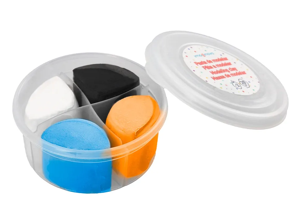 Pate a modeler imaginovo sechage a l'air set coloris assortis avec instructions pingouin