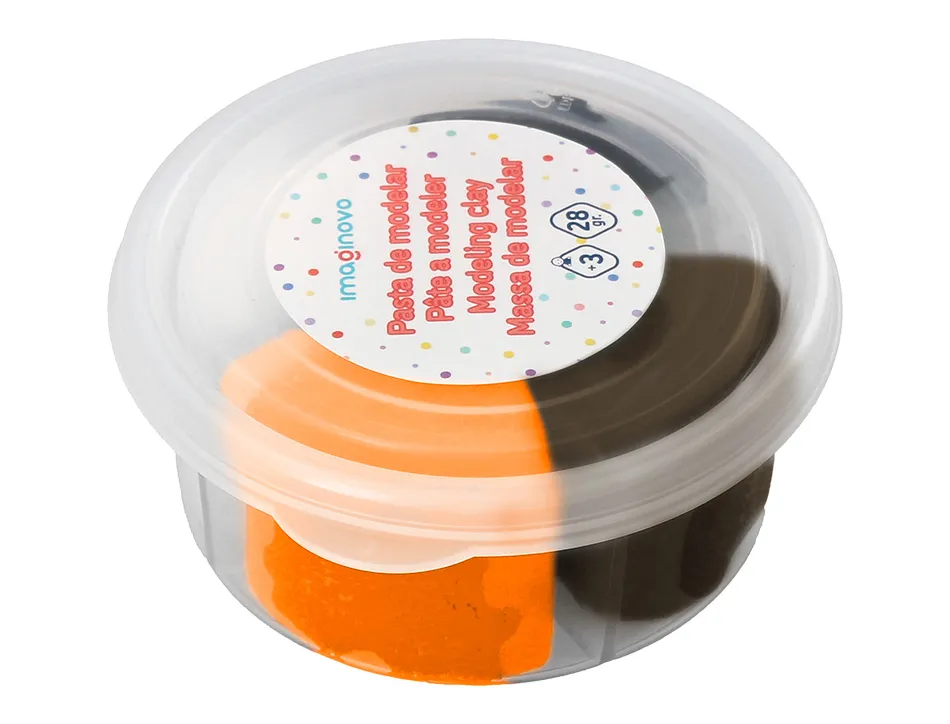 Pate a modeler imaginovo sechage a l'air set coloris assortis avec instructions lion