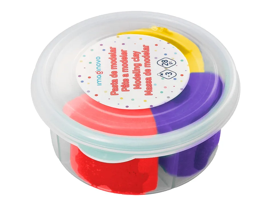 Pate a modeler imaginovo sechage a l'air set coloris assortis avec instructions alien