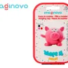 Pate a modeler imaginovo sechage a l'air set coloris assortis avec instructions cochon