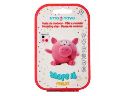 Pate a modeler imaginovo sechage a l'air set coloris assortis avec instructions cochon