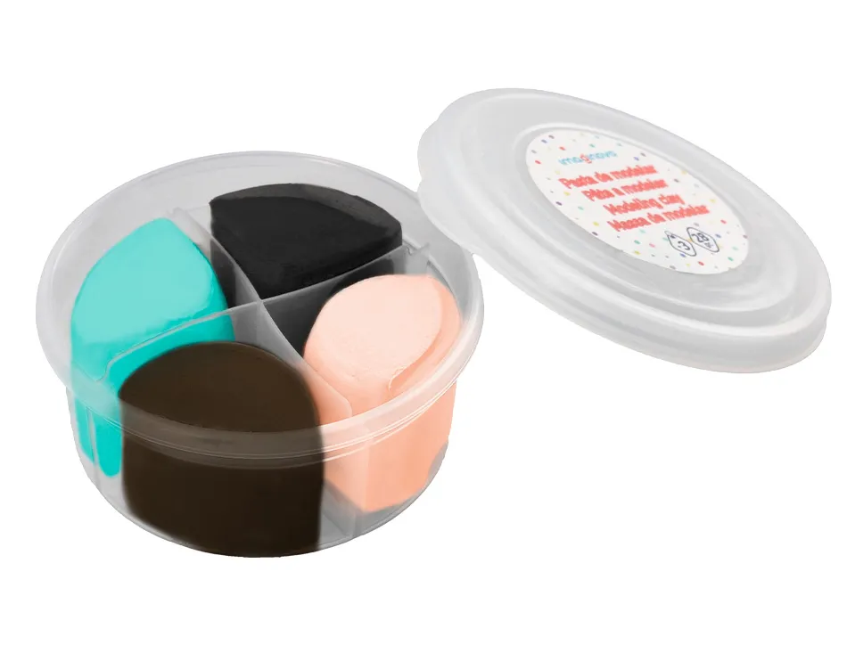 Pate a modeler imaginovo sechage a l'air set coloris assortis avec instructions tortue