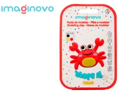 Pate a modeler imaginovo sechage a l'air set coloris assortis avec instructions crabe