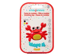 Pate a modeler imaginovo sechage a l'air set coloris assortis avec instructions crabe