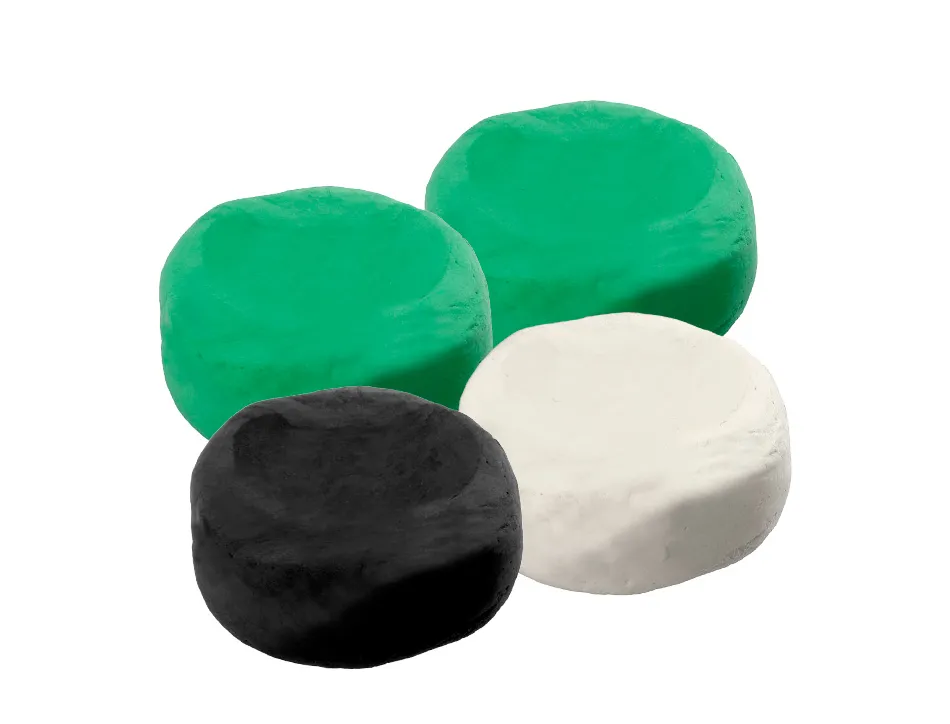 Pate a modeler imaginovo sechage a l'air set coloris assortis avec instructions grenouille
