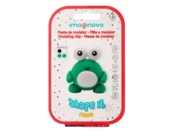 Pate a modeler imaginovo sechage a l'air set coloris assortis avec instructions grenouille