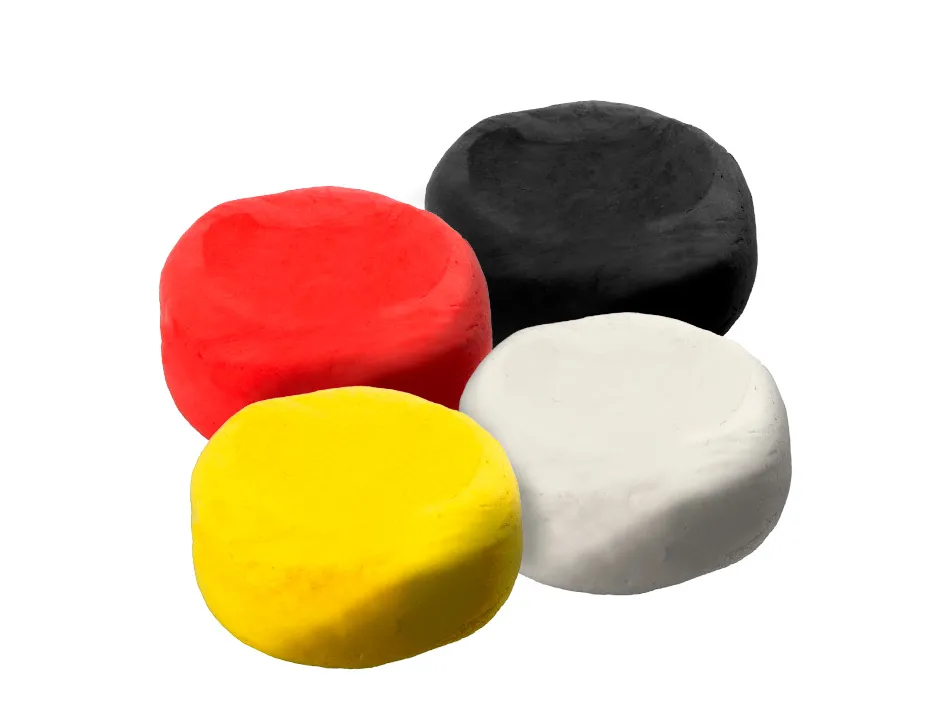 Pate a modeler imaginovo sechage a l'air set coloris assortis avec instructions dinosaure rose
