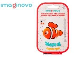 Pate a modeler imaginovo de sechage a l'air set coloris assortis avec instructions poisson clown