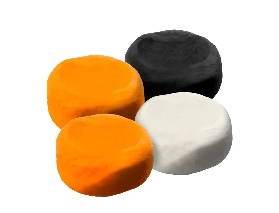 Pate a modeler imaginovo de sechage a l'air set coloris assortis avec instructions poisson clown