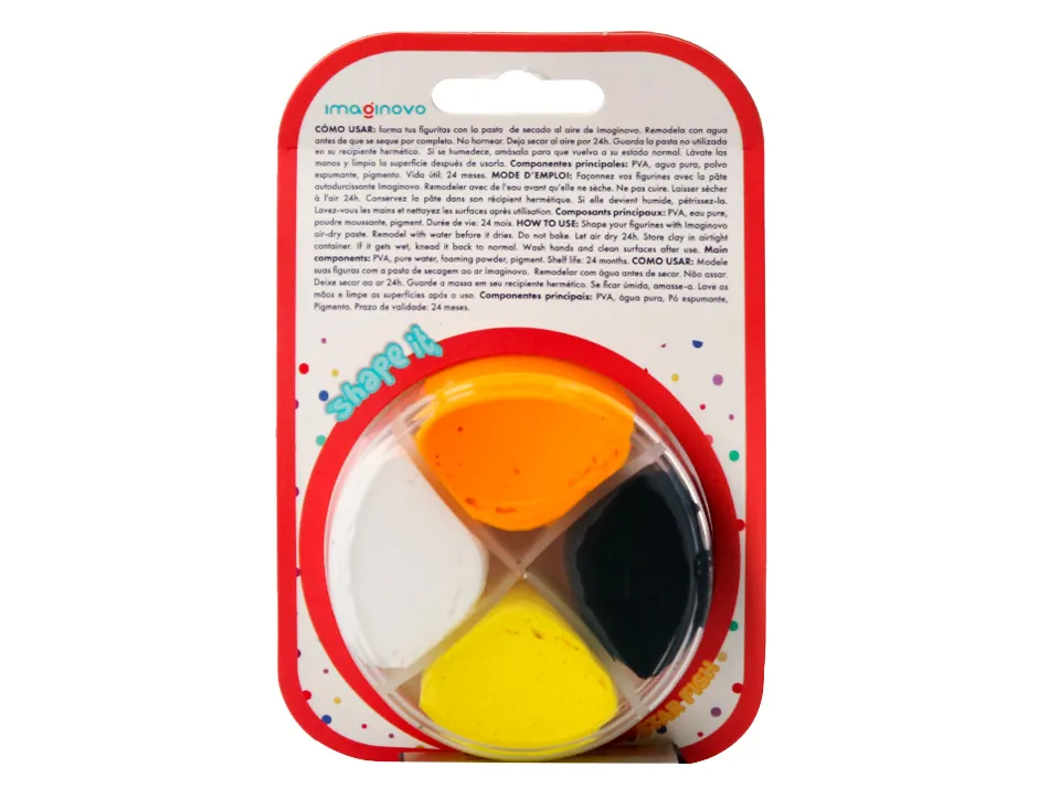 Pate a modeler imaginovo sechage a l'air set coloris assortis avec instructions etoile de mer