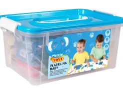 Pate a modeler jovi plastilina baby coffret coloris assortis 20 pains 38g + 9 tampons bois pour pate a