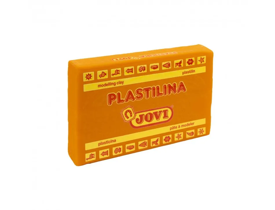 Pate a modeler jovi plastilina vegetale 350g coloris orange