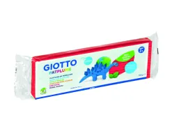 Patplume giotto matiere vegetale souple ne seche pas pain predecoupe 350g coloris rouge