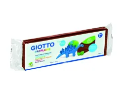 Patplume giotto matiere vegetale souple ne seche pas pain predecoupe 350g coloris marron