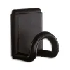 Patère murale unilux fil magnétique abs cicolac brillant supporte 12kg 8x10cm coloris noir
