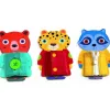 Pedagogie montessori djeco ziptou favorise la concentration 3 animaux en bois 1 a 3 joueurs