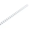 Peignes plastique gbc pour format a4 ï12mm 95 feuilles coloris blanc boite de 100 unites