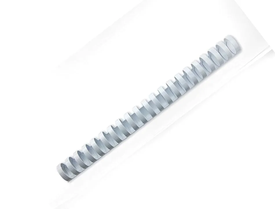 Peignes plastique gbc pour format a4 ï16mm 145 feuilles coloris blanc boite de 100 unites