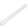 Peignes plastique gbc pour format a4 ï22mm 195 feuilles coloris blanc boite de 100 unites