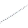 Peignes plastique gbc pour format a4 ï10mm 65 feuilles coloris blanc boite de 100 unites