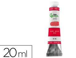 Peinture a l huile liderpapel tube en aluminium de 20 ml coloris rouge pyrrole