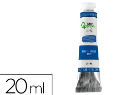 Peinture a l huile liderpapel tube en aluminium de 20 ml coloris bleu cobalt