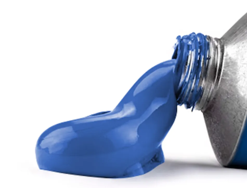 Peinture a l huile liderpapel tube en aluminium de 20 ml coloris bleu cobalt