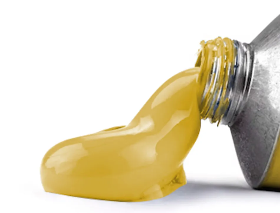 Peinture a l huile liderpapel tube en aluminium de 20 ml coloris jaune