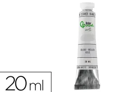 Peinture a l huile liderpapel tube en aluminium de 20 ml coloris blanc titane
