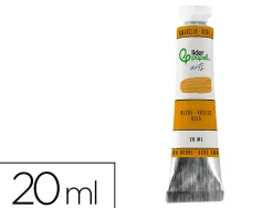 Peinture a l huile liderpapel tube en aluminium de 20 ml coloris ocre jaune