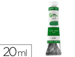 Peinture a l huile liderpapel tube en aluminium de 20 ml coloris vert