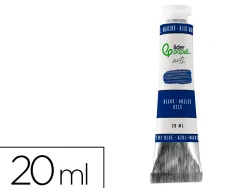 Peinture a l huile liderpapel tube en aluminium de 20 ml coloris bleu marine