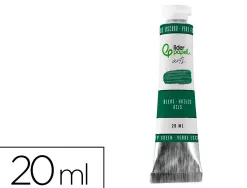 Peinture a l huile liderpapel tube en aluminium de 20 ml coloris vert fonce