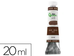 Peinture a l huile liderpapel tube en aluminium de 20 ml coloris marron fonc