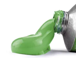 Peinture a l huile liderpapel tube en aluminium de 20 ml coloris vert emeraude