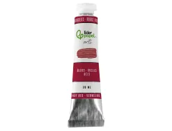 Peinture a l huile liderpapel tube en aluminium de 20 ml coloris rouge bordeaux
