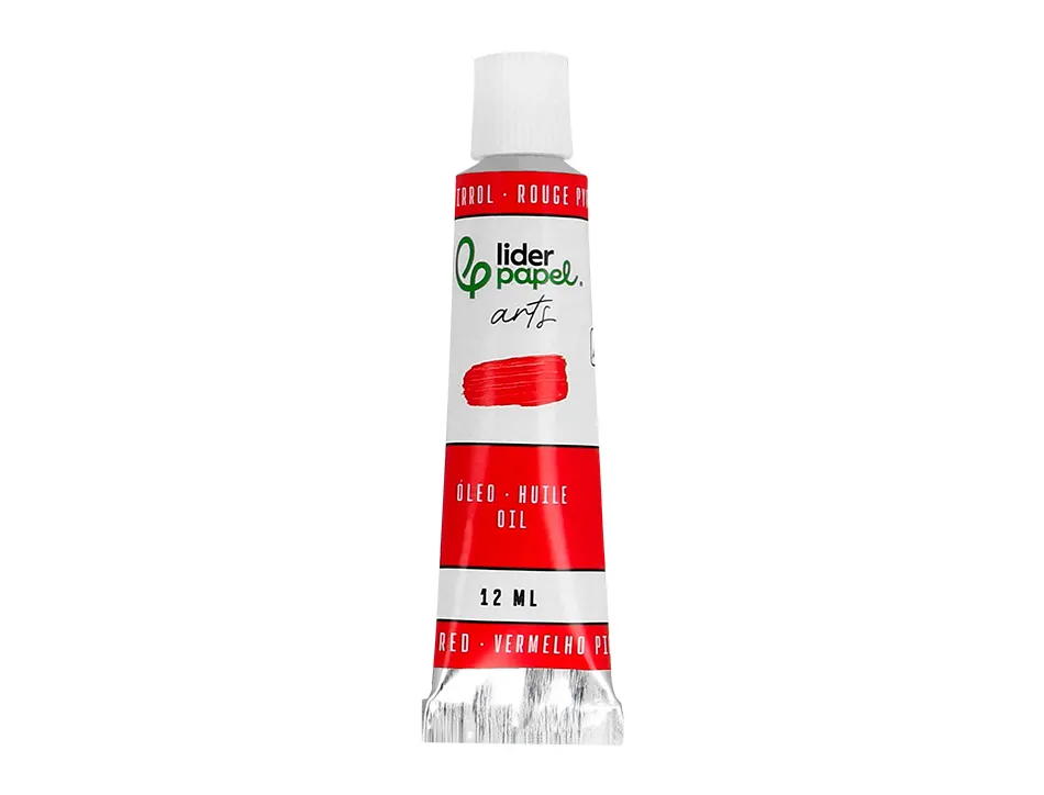 Peinture a l huile liderpapel boite de 24 tubes en aluminium de 12 ml coloris assortis