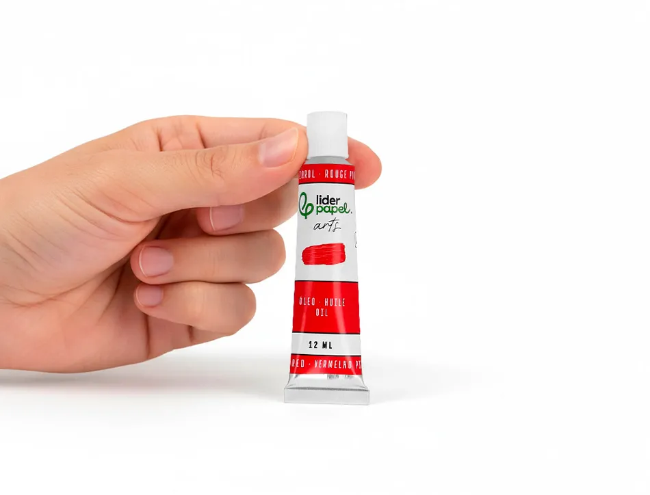 Peinture a l huile liderpapel boite de 24 tubes en aluminium de 12 ml coloris assortis
