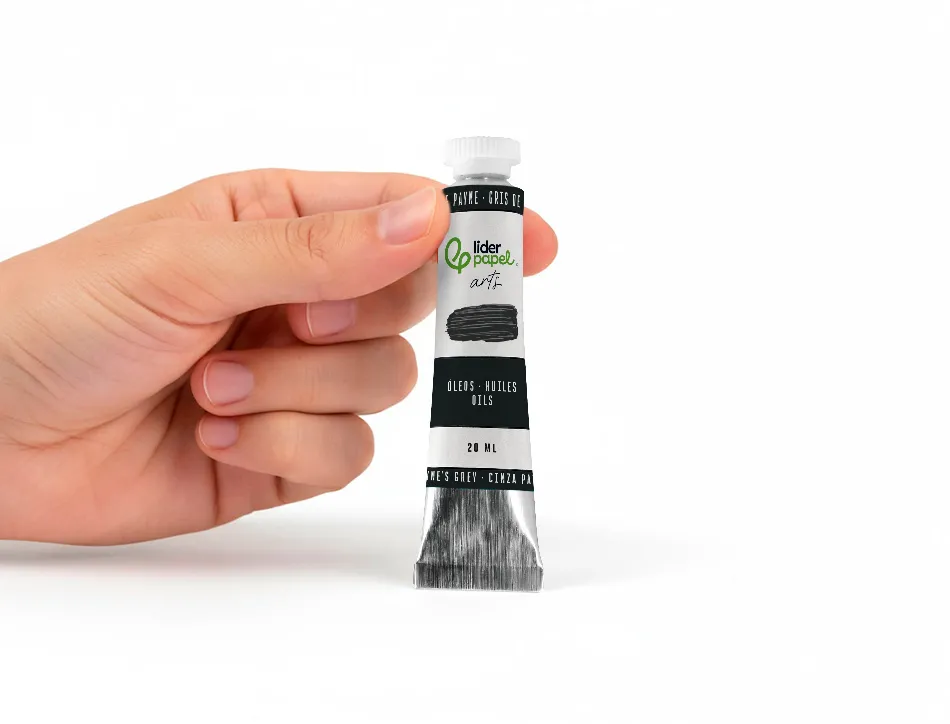 Peinture a l huile liderpapel tube en aluminium de 20 ml coloris gris de payne