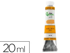 Peinture a l huile liderpapel tube en aluminium de 20 ml coloris jaune orange