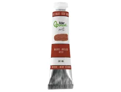 Peinture a l huile liderpapel tube en aluminium de 20 ml coloris ocre rouge