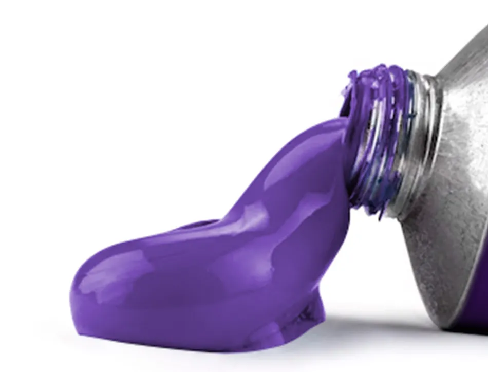 Peinture a l huile liderpapel tube en aluminium de 20 ml coloris violet