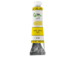 Peinture a l huile liderpapel tube en aluminium de 20 ml coloris jaune citron
